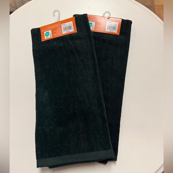 CELEBRATE TOGETHER HALLOWEEN HAND TOWEL pair set 2 skeleton bat goth vibe spooky - Picture 5 of 6